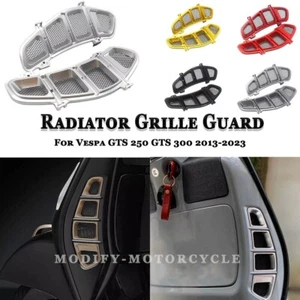 Radiator Guard Fit For Vespa GTS250 GTS300 2013-2023 Air Inlet Grille Mesh Cover - Picture 1 of 10