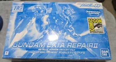 MOBILE SUIT GUNDAM EXIA REPAIR II HG00 SDCC LTD ED METALLIC VAR MODEL TOY 1/144 - Image 1 of 3