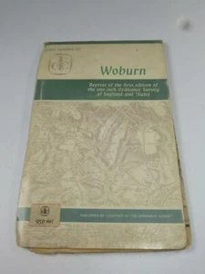 1a EDICIÓN REIMPRESA 1a Encuesta de Artillería de 1 Pulgada de Inglaterra y Gales WOBURN - Imagen 1 de 4