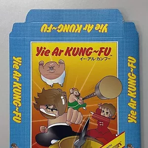 Yie Ar Kung-Fu Unused Unfolded Box New Rare ColecoVision Coleco OpCode Games - Picture 1 of 9