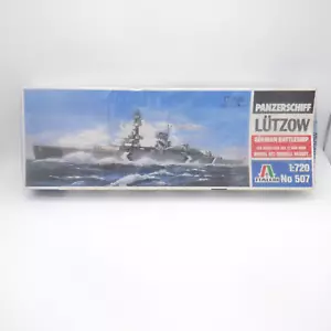 Italeri Model Kit Panzerschiff Lutzow Germasn Battleship 1:720 Scale Sealed Box - Picture 1 of 9