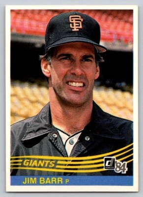 1984 Donruss - #79 Jim Barr - Image 1 of 2