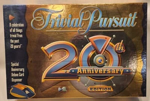 TRIVIAL PURSUIT 20th Anniversary Edition Family Board Trivia Game NEW open box - Picture 1 of 3