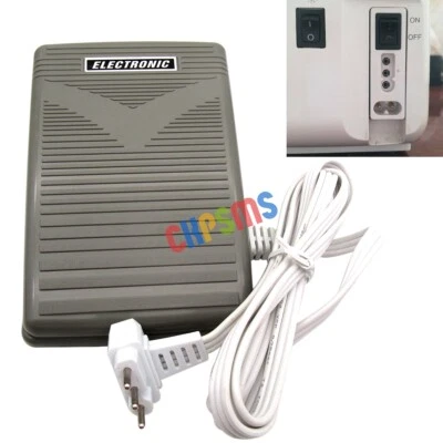 3 Prong Foot Control Pedal FOR Janome 1600P, 6125QC, CE2200, CM2200, 625E Sewist - Image 1 of 2