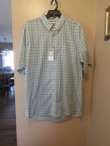 NWT MEN'S X-LARGE TALL XLT WRANGLER RIATA SS PLAID SHIRT - Picture 1 of 3