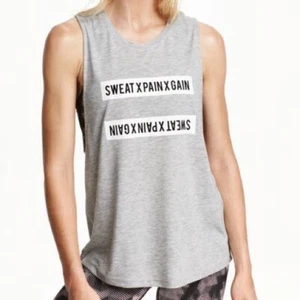 H&M Grey Workout Top - Picture 1 of 1
