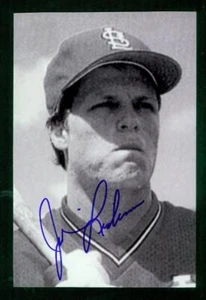 #1305, 4" x 6" Photo Card, Signed-Autographed, Jim Lindeman, Cardinals - Picture 1 of 2