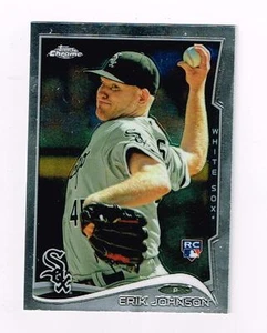 LOT OF 25 ERIK JOHNSON 2014 TOPPS CHROME ROOKIE CARDS # 98 WHITE SOX - Picture 1 of 1