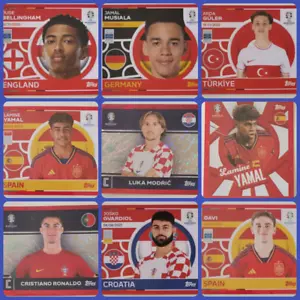 Topps Euro 2024 Sticker - Swiss Edition - Star Players - Cristiano Ronaldo - Yamal - Picture 1 of 24