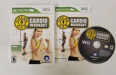 Gold's Gym Cardio Workout (Nintendo Wii, 2009) Complete Free Fast Shipping - Image 1 of 2
