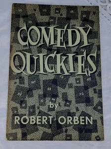 Comedy Quickies By Robert Orben 1959 first edition - Bild 1 von 5