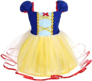 Dressy Daisy Princess Dress with Apron Summer Outfit Casual Wear for Toddler Gir - Picture 1 of 6