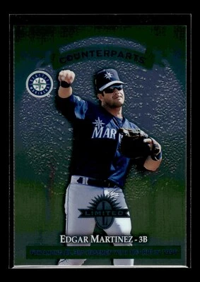 1997 Donruss Limited #65 Edgar Martinez Todd Walker C (NM)(BAS) - Image 1 of 2