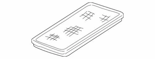 Kit de filtro de aire de motor genuino GM 1997-2005 Chevrolet Pontiac Oldsmobile 25161977 Foto 1 de 2