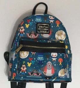 Loungefly Disney Parks Chibi Figuren Attraktionen Mini Rucksack (gebraucht) - Bild 1 von 1