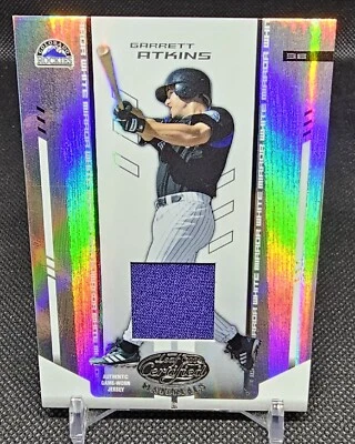 2004 Leaf Certified Materials Mirror Fabric White #66 Garrett Atkins Jersey /200 - Image 1 of 2