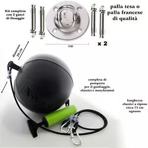 palla tesa francese elastica kit per allenamento sacco velocità muay thai boxe - Foto 1 di 3