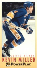 1993-94 PowerPlay  Blues Hockey Card #215 Kevin Miller