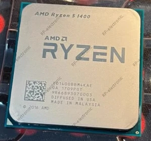 AMD Ryzen 5 1400 Socket AM4 3.20GHz 4C/8T 8MB 65W CPU Processor - Picture 1 of 1