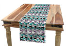 Geometrisch Tischl&#228;ufer 80er Memphis Zigzag Dekorativer Tischgestaltung