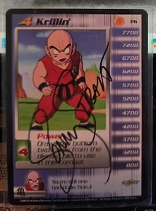 Dragonball Z/ Collectible Card Game/ CCG/ Krillin/ Sonny Strait Autograph/ P6 - Picture 1 of 2