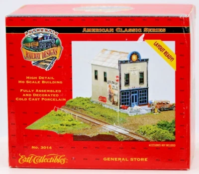 ERTL Authentic Railway Designs GENERAL STORE 3014 Layout Ready HO Scale NIB - Image 1 of 4