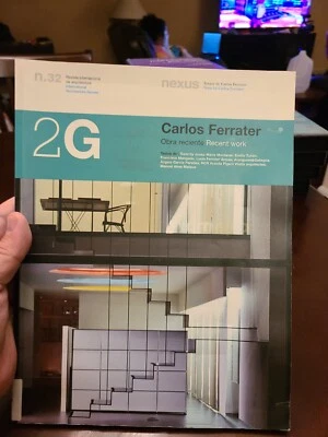 2G N.32 Carlos Ferrater.: Recent work (English and Spanish Edition) - Image 1 of 4