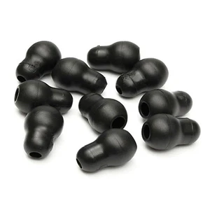 10Pcs Silicone Black Soft Eartips Earplug Earpieces For Littmann Stethoscope A - Picture 1 of 15