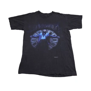Vintage 1998 Dark City Movie Promo T-Shirt Black Size M Blue Grape 90s Double - Picture 1 of 12