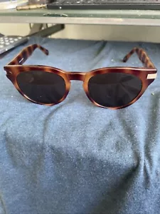 Cole Haan C6090 Keyhole Bridge Sunglasses Havana 50-22-145 Used - Picture 1 of 6