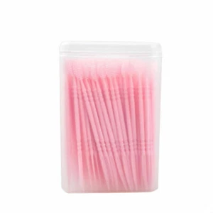 150 Pcs Dental Picks Tooth Pick Interdental Brush With Portable Case 2 Way Oral - Picture 1 of 6
