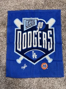 Dodgers Rally Towel “Let’s Go Dodgers” Blue 76 Gas - Picture 1 of 1