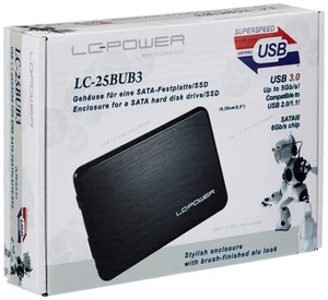 LC-Power LC-25BUB3 Festplattengehäuse (6,4 cm (2,5 Zoll), SATA II, USB 3.0) - Bild 1 von 5