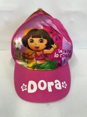 Boné de beisebol - Dora the Explorer - Havaí La Costa rosa ajustável traseiro infantil NOVO - Imagem 1 de 4