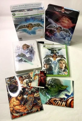 Soul Calibur IV: Premium Edition (Microsoft Xbox 360) - Steel Box CIB Game - Image 1 of 4