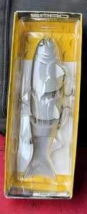 Spro BBZ-1 Swimbait Fast Sinking Silver Fish 8” Gamakatsu Hooks - FAST SHIPPING! - Picture 1 of 6