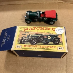 Matchbox Y5 4 1/2 Litre Bentley Models of Yesteryear - Picture 1 of 3