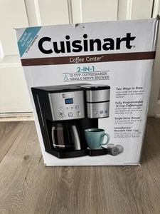 Centro de café Cuisinart SS-15 12 tazas 2 en 1 - acero inoxidable negro - Imagen 1 de 5