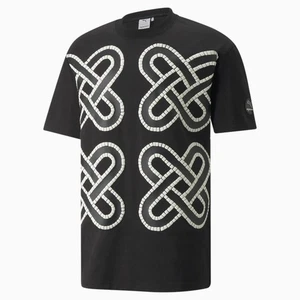 PUMA x PRONOUNCE Graphic Men's Tee - Puma Black - Picture 1 of 3