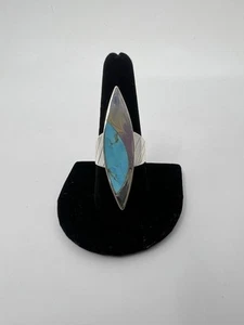 Jay King Turquoise Inlay Sterling Silver Ring Size 10 NWT - Picture 1 of 10