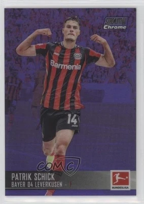 2021-22 Topps Stadium Club Chrome Bundesliga Purple Refractor /299 Patrik Schick - Image 1 of 2