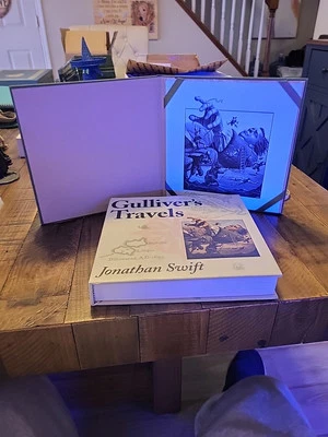 Gulliver's Travels, Jonathan Swift  w/Mark Summers Signed Lithograph - Image 1 of 3