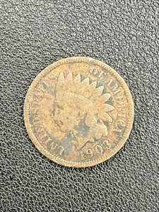 Penny centesimo testa di indiano 1903 ~ ottimo stato ~ moneta tipo USA da collezione - Foto 1 di 2