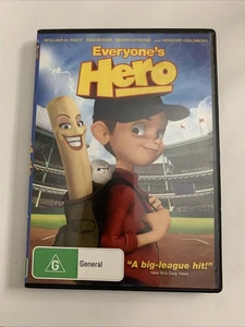 Everyone's Hero (DVD, 2006) Animation Brian Dennehy, Jake T. Austin Region 4 - Foto 1 di 3