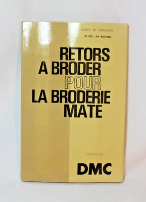 VTG Embroidery DMC Thread for Matte Embroidery Color Chart Catalog  2th Ed. - Image 1 of 4