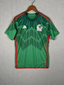 Adidas Mexico 2022-23 Authentic Men’s Slim Fit Home Jersey [HD6899] Size: Medium - Picture 1 of 9