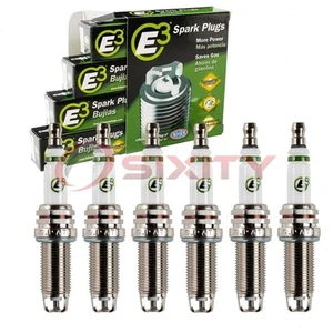6 pc E3 Spark Plugs for 2007-2022 Lexus RX350 3.5L V6 Ignition Wire sn - Picture 1 of 5
