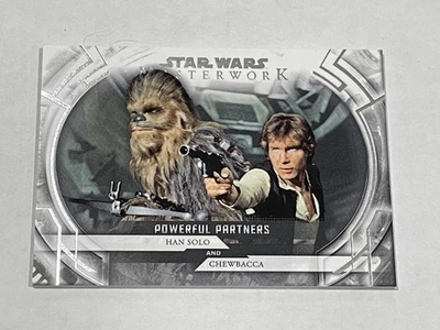 2018 Topps Star Wars Masterwork Powerful Partners #PP-1 - Han Solo / Chewbacca - Image 1 of 2