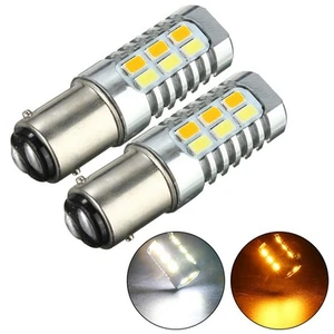 Dual LED Turn Signal Light Bulbs Voltage And Remove Current Working Temperature - Picture 1 of 12