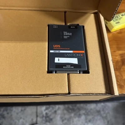BRAND NEW  - OPEN BOX- Lantronix UDS1100 Industrial Serial to Ethernet Converter - Image 1 of 3